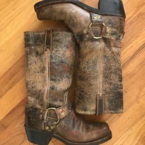 Frye Harness Rugged Boots